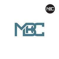 lettre mbc monogramme logo conception vecteur