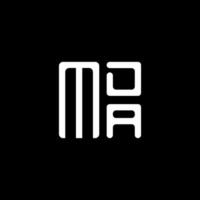 mda lettre logo vecteur conception, mda Facile et moderne logo. mda luxueux alphabet conception