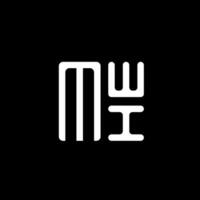 mwi lettre logo vecteur conception, mwi Facile et moderne logo. mwi luxueux alphabet conception