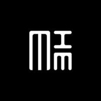 mim lettre logo vecteur conception, mim Facile et moderne logo. mim luxueux alphabet conception