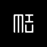 miu lettre logo vecteur conception, miu Facile et moderne logo. miu luxueux alphabet conception