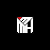 mmh lettre logo vecteur conception, mmh Facile et moderne logo. mmh luxueux alphabet conception