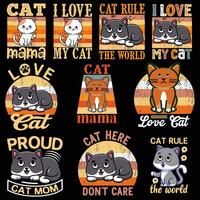 chat citation ancien prime T-shirt conception illustrateur vecteur