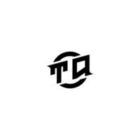 tq prime esport logo conception initiales vecteur