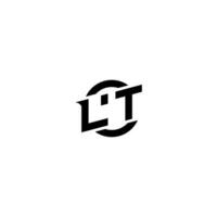 lt prime esport logo conception initiales vecteur