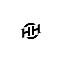 hh prime esport logo conception initiales vecteur