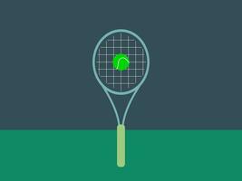 tennis plat conception vecteur illustration