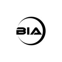 bia lettre logo conception, inspiration pour une unique identité. moderne élégance et Créatif conception. filigrane votre Succès avec le frappant cette logo. vecteur