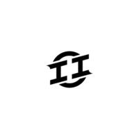 ii prime esport logo conception initiales vecteur