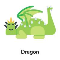 branché dragon concepts vecteur