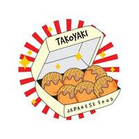 vecteur takoyaki qui a l'air très délicieux