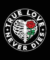 l'amour véritable ne meurt jamais vecteur