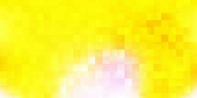 disposition de vecteur rose clair, jaune avec des lignes, des rectangles.