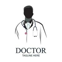 médical médecin, médecin icône avec stéthoscope signe. modifiable vecteur symbole illustrations, médecin et médical personnel logos et symboles
