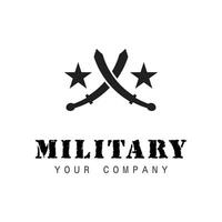 armée logo vecteur militaire modèle symbole conception