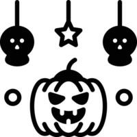 solide icône pour Halloween vecteur