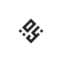 yo géométrique logo initiale concept avec haute qualité logo conception vecteur