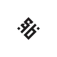 bs géométrique logo initiale concept avec haute qualité logo conception vecteur