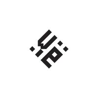 euh géométrique logo initiale concept avec haute qualité logo conception vecteur