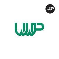 lettre wwp monogramme logo conception vecteur