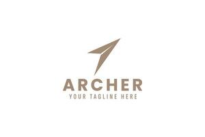 archer logo vecteur icône illustration