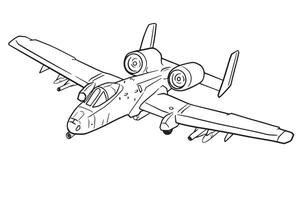 illustration de combattant jet vecteur