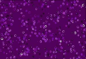modèle vectoriel violet clair avec des sphères.