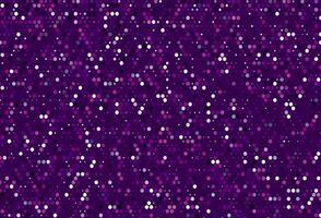 toile de fond de vecteur violet clair avec des points.