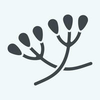 icône Carvi. en relation à herbes et épices symbole. glyphe style. Facile conception modifiable. Facile illustration vecteur