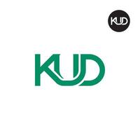 lettre kud monogramme logo conception vecteur