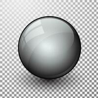 gris brillant bouton, vecteur conception pour site Internet