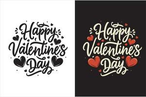 la Saint-Valentin journée couple T-shirt conception, Saint-Valentin journée T-shirt conception, la Saint-Valentin journée typographie T-shirt conception, Valentin chemise des idées pour des couples, Valentin marque T-shirt. vecteur