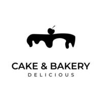 gâteau et boulangerie logo vecteur icône Facile illustration graphique conception