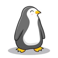 illustration d'animaux mignons de dessin animé de pingouin vecteur