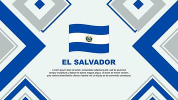 el Salvador drapeau abstrait Contexte conception modèle. el Salvador indépendance journée bannière fond d'écran vecteur illustration. el Salvador indépendance journée