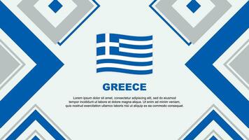 Grèce drapeau abstrait Contexte conception modèle. Grèce indépendance journée bannière fond d'écran vecteur illustration. Grèce indépendance journée