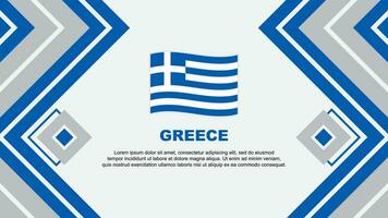 Grèce drapeau abstrait Contexte conception modèle. Grèce indépendance journée bannière fond d'écran vecteur illustration. Grèce conception