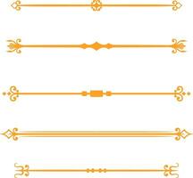 vecteur ensemble ligne frontière