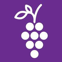les raisins logo modèle vecteur