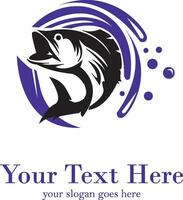 poisson logo, poisson modèle, poisson vecteur, poisson conception pour vous vecteur