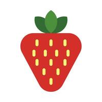 fraise vecteur plat icône pour personnel et commercial utiliser.