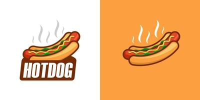 vecteur de logo de hot-dog