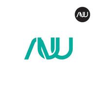 lettre auu monogramme logo conception vecteur