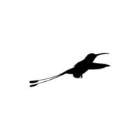 en volant colibri silhouette, pouvez utilisation art illustration, site Internet, logo gramme, pictogramme ou graphique conception élément. vecteur illustration