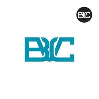 lettre bvc monogramme logo conception vecteur