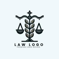 loi agence concept avocat logo conception vecteur modèle