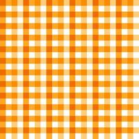 Orange ombre plaid modèle Contexte. plaid modèle Contexte. plaid Contexte. sans couture modèle. pour toile de fond, décoration, cadeau emballage, vichy nappe de table. vecteur