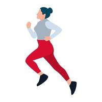 concepts de jogging à la mode vecteur