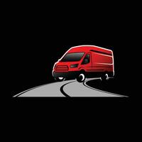 van voiture logo élément, van var logo modèle, camionnette vecteur illustration