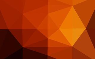 mise en page abstraite de polygone vecteur orange foncé.